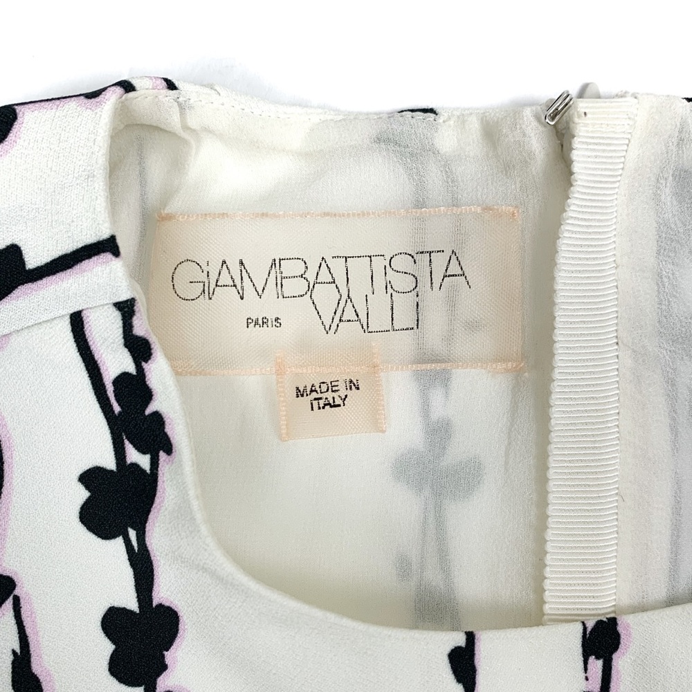 Giambattista Valli Flutter Sleeve Floral Dress - Picture 2 of 7